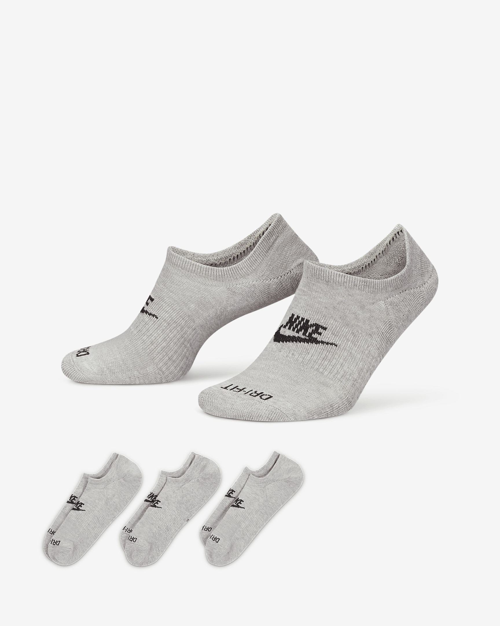 NIKE EVERYDAY PLUS CUSHIONED FOOTIE SOCKS